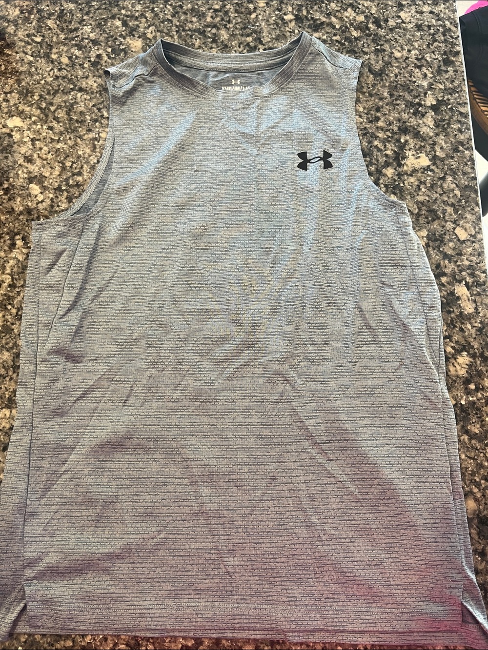 Under Armour Men’s Gray Heather Athletic Sleeveless Tank